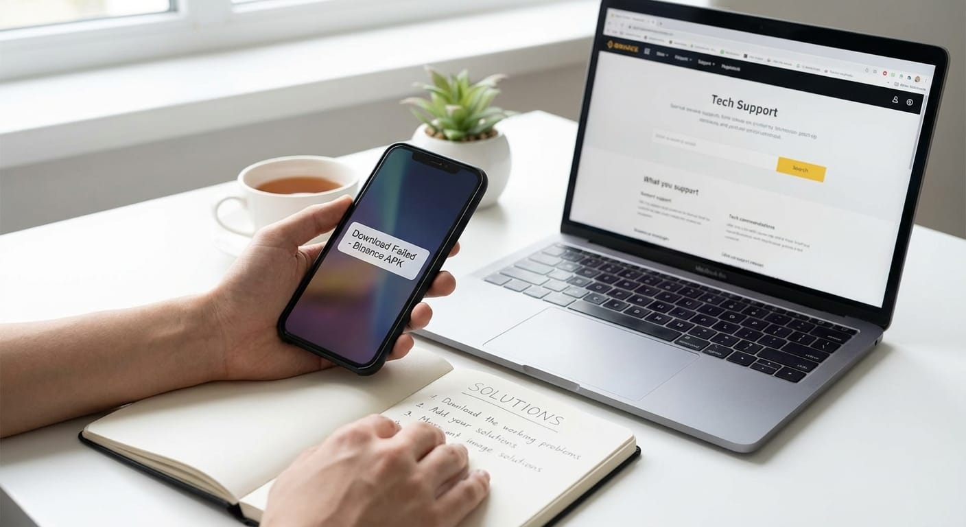 币安安卓APK下载失败并不难解决总结示意图