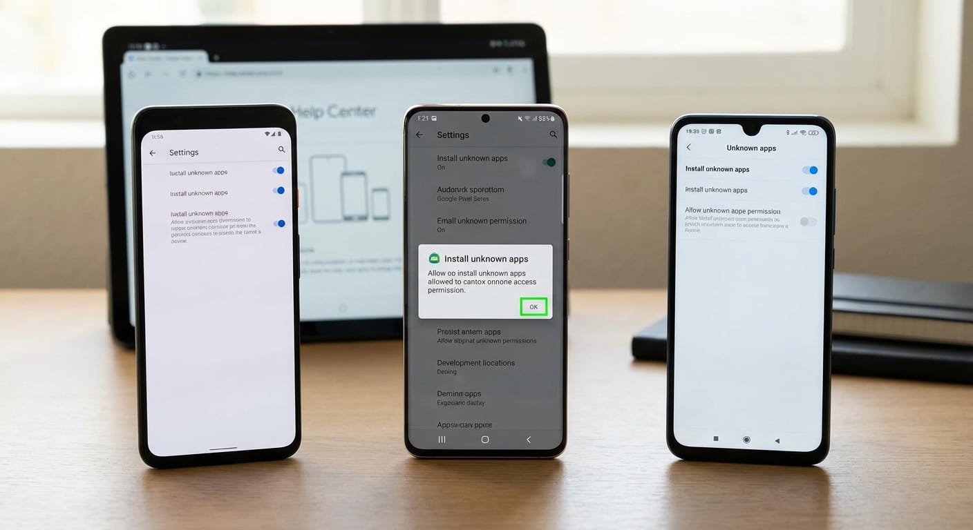 各品牌手机OKX安卓APK安装详细教程示意图