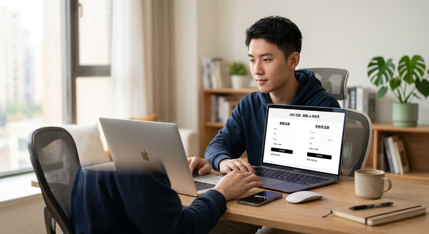 邮箱注册和手机号注册区别配图,展示两种注册方式的对比场景