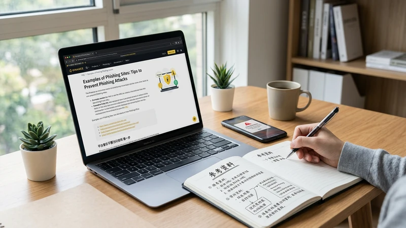 参考资料 — - Binance FAQ: Examples of Phishing Sites: Tips to Prevent Phishing Attacks for 平台警告不要访问官网 第一步