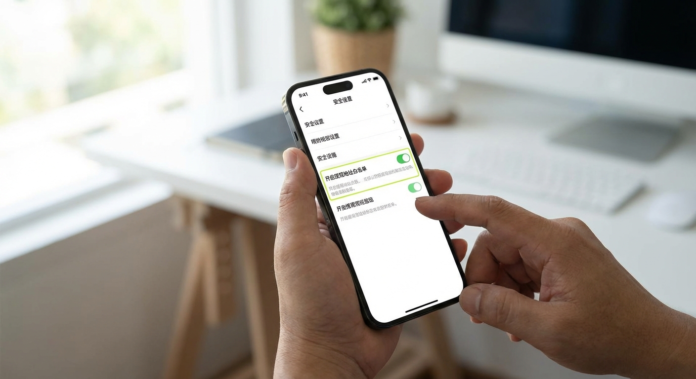 第五步:开启提现地址白名单 — 如果你的账户后面会涉及提币,那么提现地址白名单是很值得优先考虑的设置。它的逻辑很简单: - 只允许提到你事先验证过的地址 - 未经确认的新地址不能直接提币