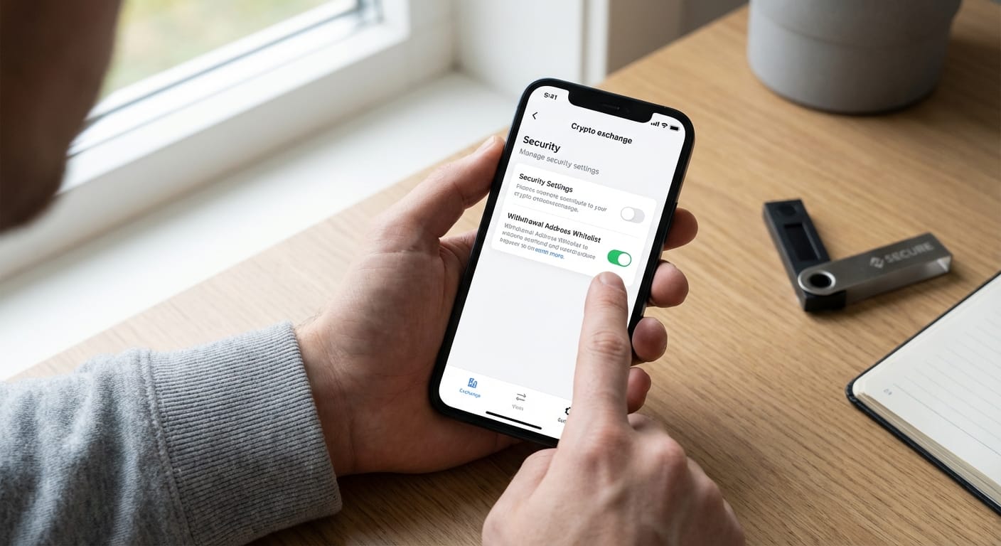 第五步:开启提现地址白名单 — 如果你后面会提币,那么提现地址白名单是非常值得优先开启的一项。它的作用很直接: - 只允许提币到你已经验证过的地址 - 未经确认的新地址不能直接转出资产
