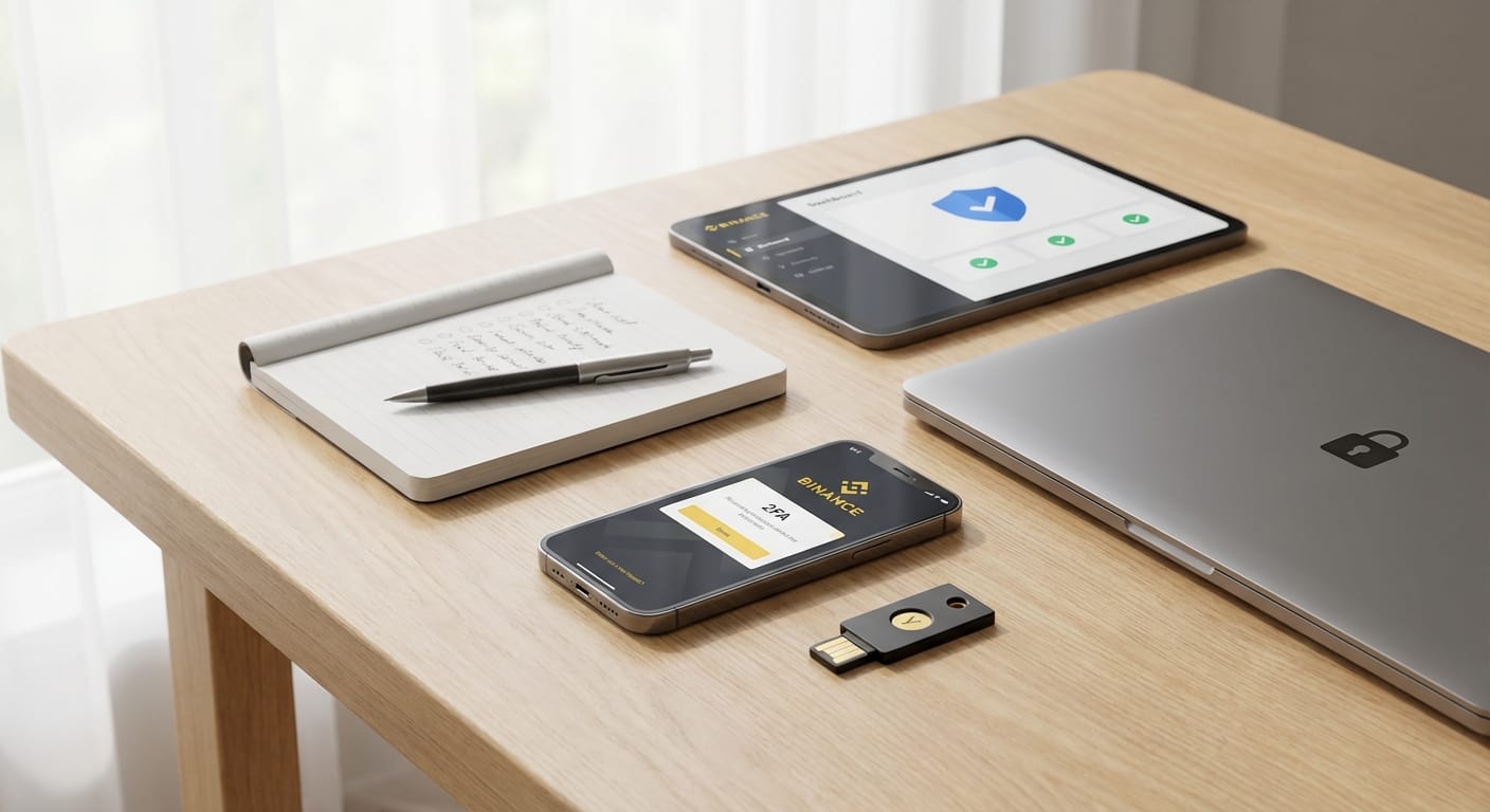 币安安全设置最推荐的优先顺序 — 如果你不想一次做太多,可以按这个顺序补: 1