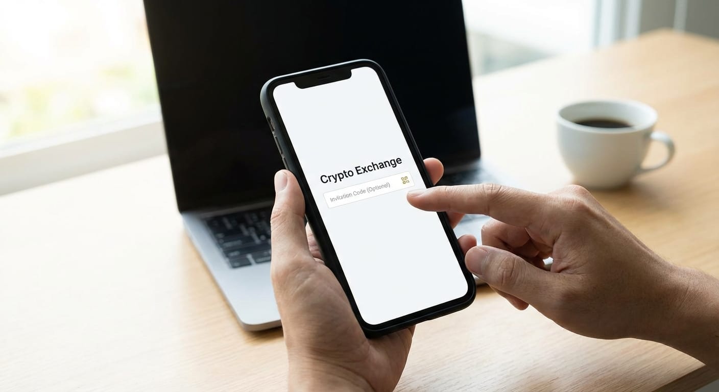 币安邀请码怎么填入口示意图