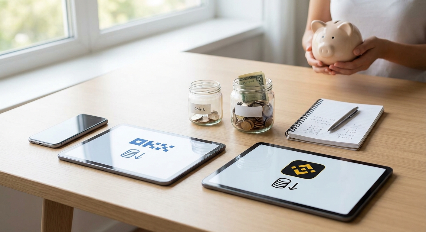 如果你最看重手续费和后续使用成本——很多人在问 OKX和币安哪个好 时，其实心里想的是：以后用下来哪个更省。这个问题不能只看一张手续费表，因为你的实际成本，往往还跟你怎么入金、怎么交易、用不用平台，围绕OKX和币安哪个好