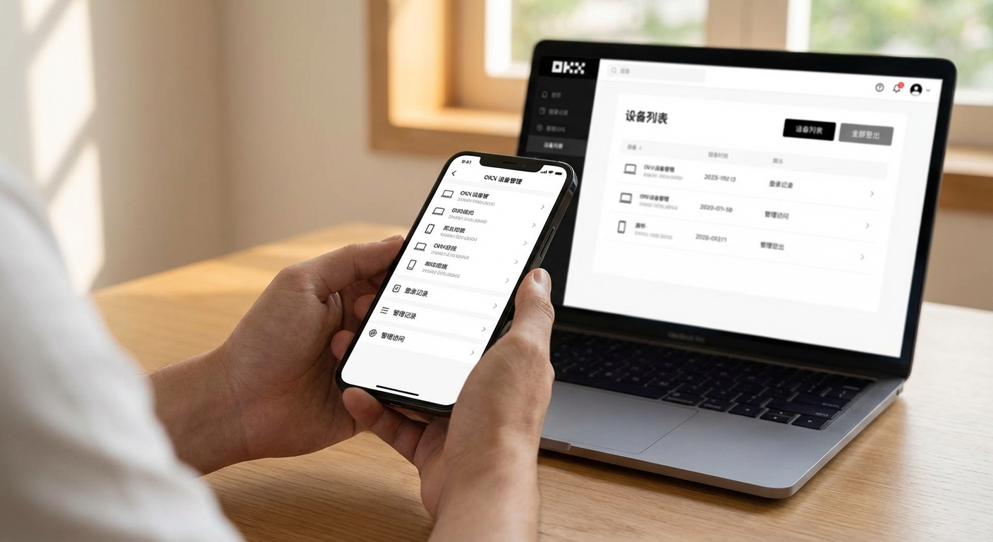 第三步:检查并管理登录设备 — OKX 的设备管理功能也很重要。你需要知道: - 当前有哪些设备能登录你的账户 - 哪些是你本人正在使用的 - 有没有陌生设备或老旧设备还保留登录权限