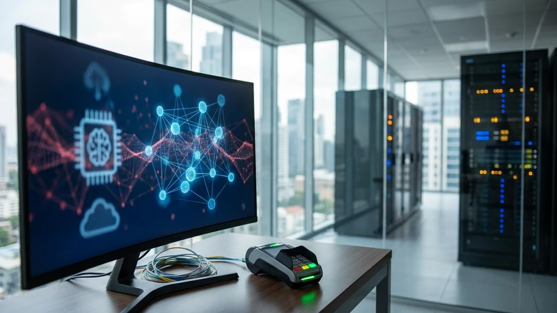 数字风险:AI、云服务和支付网络可能放大系统脆弱性的美国金融系统风险可视化插图