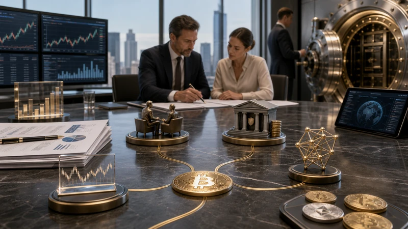 传统金融接入加密资产的四条路径 — 传统金融并不是只靠一个 ETF 代码接入加密资产。 for 比特币etf财富管理