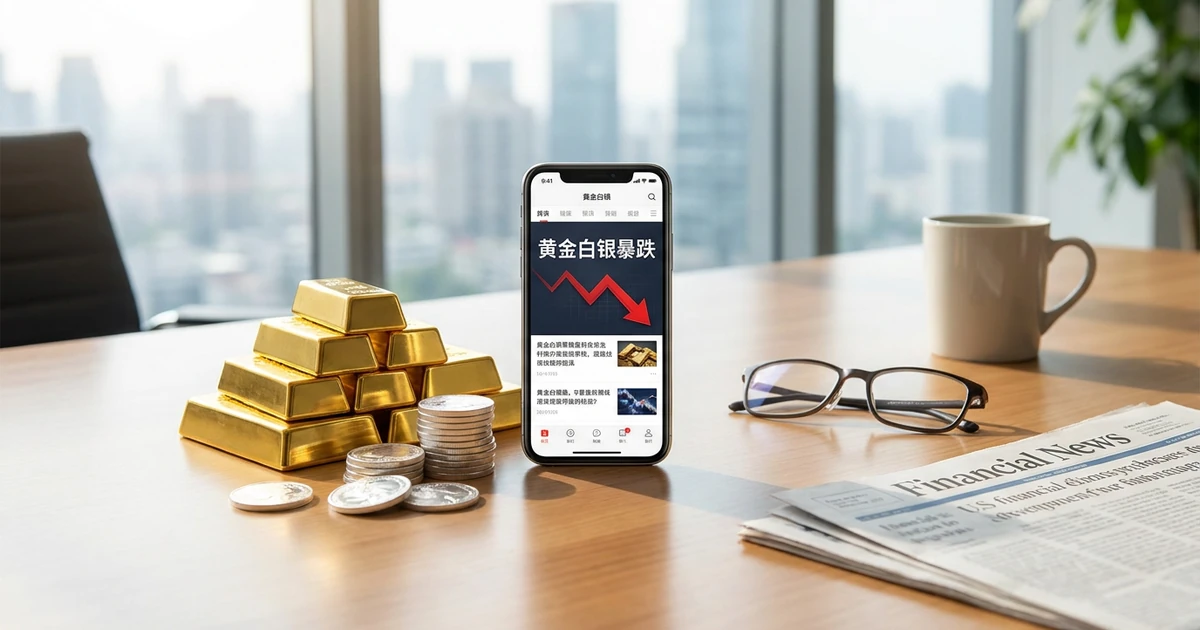 黄金白银暴跌：去杠杆风险怎么看 — 贵金属价格下跌、保证金上调和跨资产风险重定价的新闻解读