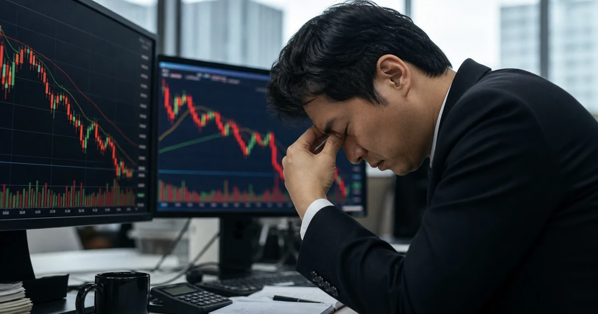韩股暴跌杠杆ETF风险下的美股尾盘抛售风险示意图