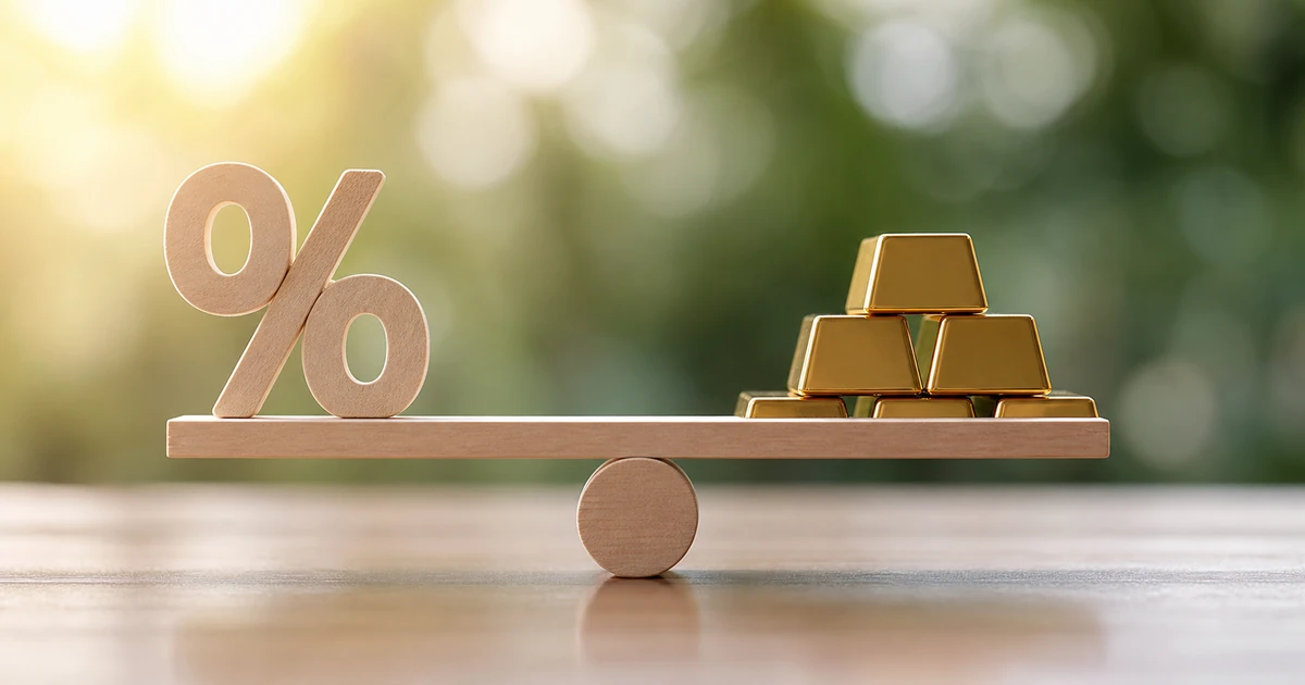 利率破5%不一定压垮黄金：黄金定价逻辑切换示意图