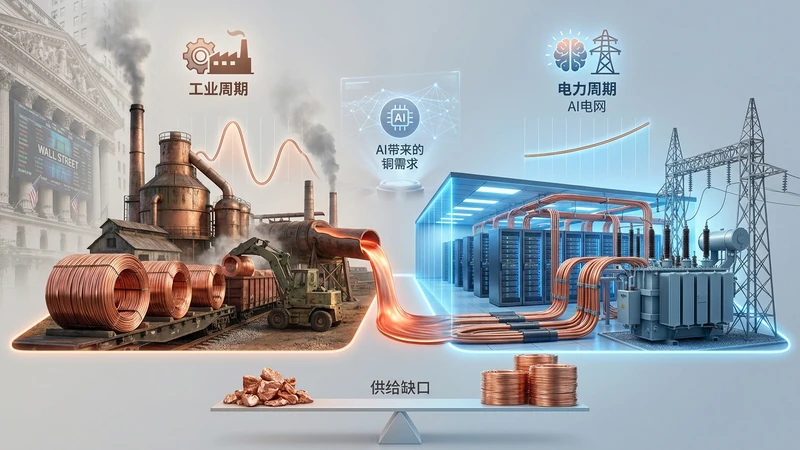 AI数据中心如何把铜需求从工业周期推向电力周期:服务器、电网与铜需求