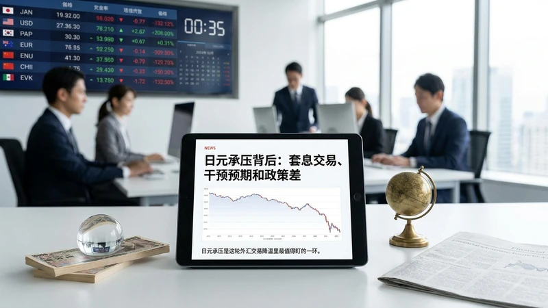 美元反弹 日元承压 外汇交易 风险偏好 - 日元承压背后:套息交易、干预预期和政策差