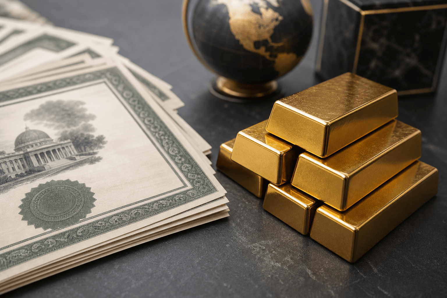 美债与黄金配置:为什么市场开始重新比较美债和黄金
