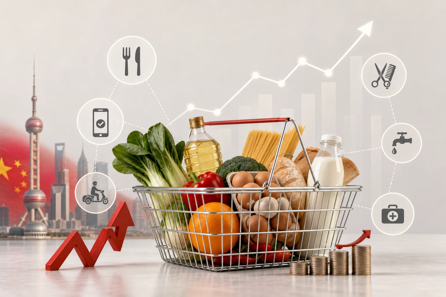 中国6月CPI PPI结构分化:CPI回落与食品服务价格