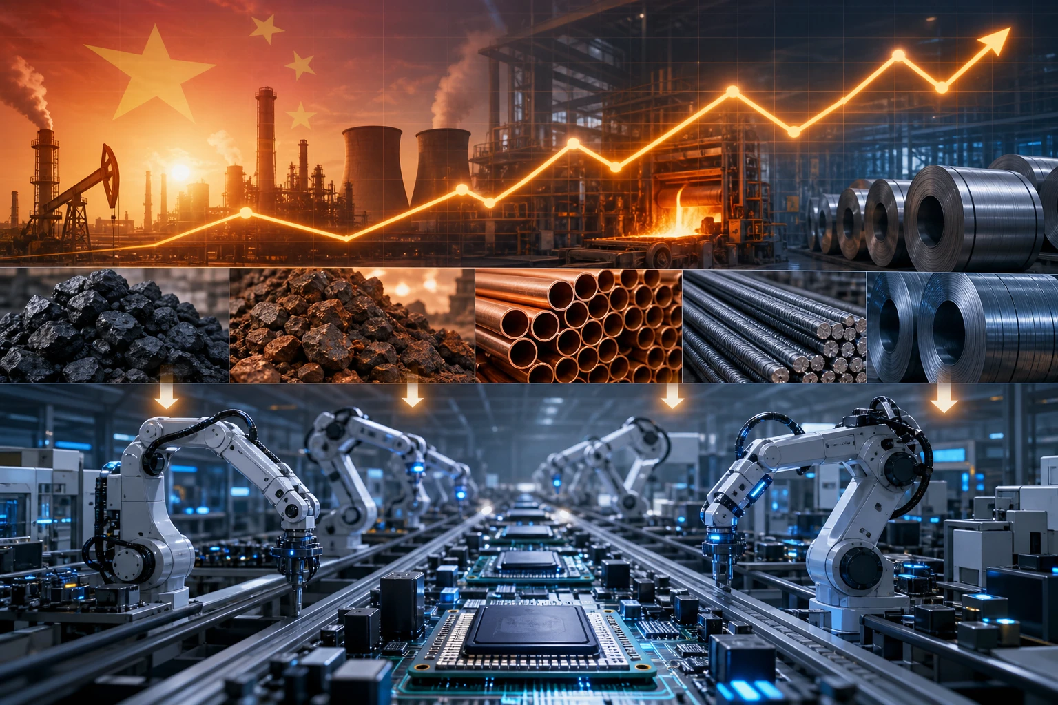 中国6月CPI PPI结构分化:PPI上行与上游成本